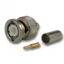 Telegärtner BNC krimpovací konektor samec 50 Ohm pre RG-58 C/U, nikel/zlato, 4 GHz J01000L1255Z