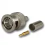 Telegärtner BNC konektor samec krimpovací konektor 75 Ohm pre RG59/RG62/RG179/RG187/RG316 J01002A0030