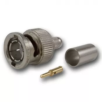 Telegärtner BNC konektor samec na krimpovanie G02 75 Ohm pre RG-59B/U, UG-1789/U, konektor samec, balenie 5 ks J01002A1288Y