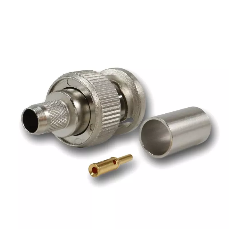Telegärtner BNC konektor samec na krimpovanie G02 75 Ohm pre RG-59B/U, UG-1789/U, konektor samec, balenie 5 ks J01002A1288Y