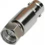Telegärtner J01008A0031 koaxiálny adaptér, BNC zásuvka – F vidlica