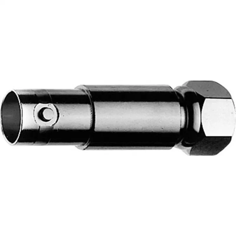 Telegärtner J01008A0031 koaxiálny adaptér, BNC zásuvka – F vidlica