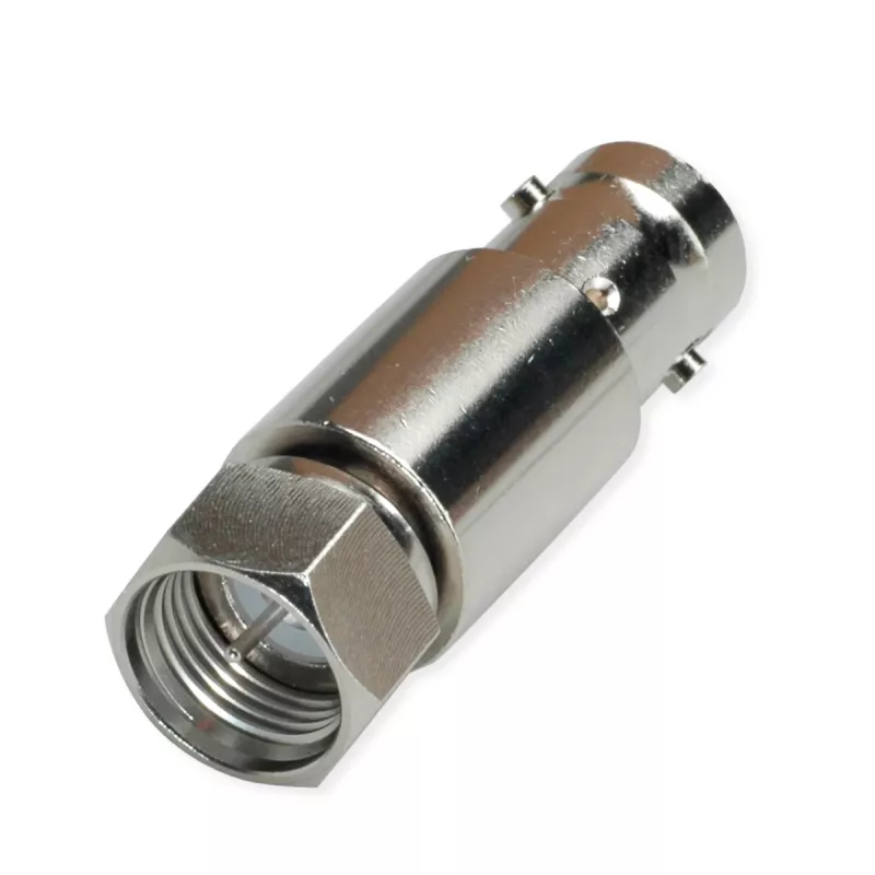 Telegärtner J01008A0031 koaxiálny adaptér, BNC zásuvka – F vidlica