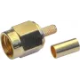 TELEGÄRTNER SMA konektor samec spojka krimp/spájkovanie pre G08 (RD-316) zlatá J01150A0021