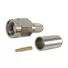 Telegärtner SMA konektor samec rovný 50 Ohm krimp/spájkovanie pre RG-58 RG-142 RG-223 LMR-240 J01150A0049