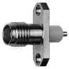 Telegärtner SMA zabudovateľná konektor samica s prírubou Z28, zlatá (štandard) - 5 ks (J01151A0631)