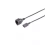 S CONN MAXIMUM CONNECTIVITY IEC C14 na CEE 7/3 adaptérový kábel, 1mm², UPS, 0,3m 09-07305