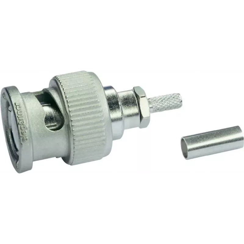 Telegärtner BNC káblový konektor samec crimp G07 / G29 50 Ohm, Professional, pre RG-316/U a 0,45/1,4, 1 ks J01000A1294