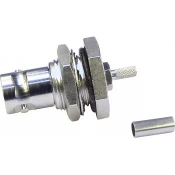Telegärtner BNC zásuvka na zabudovanie crimp konektor 75 Ohm pre RG-179 B/U, G04