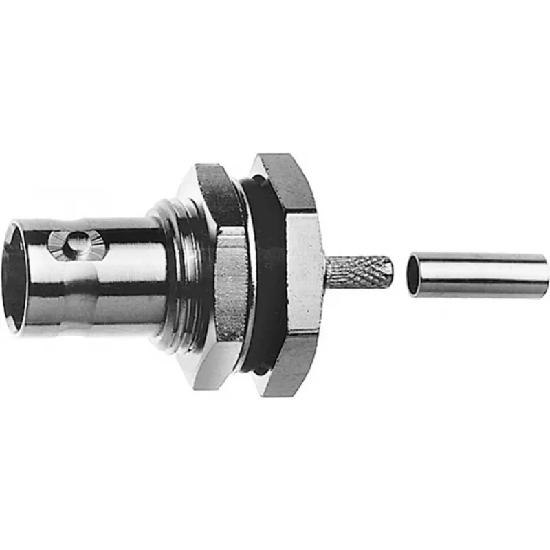 Telegärtner BNC zásuvka na zabudovanie crimp konektor 75 Ohm pre RG-179 B/U, G04