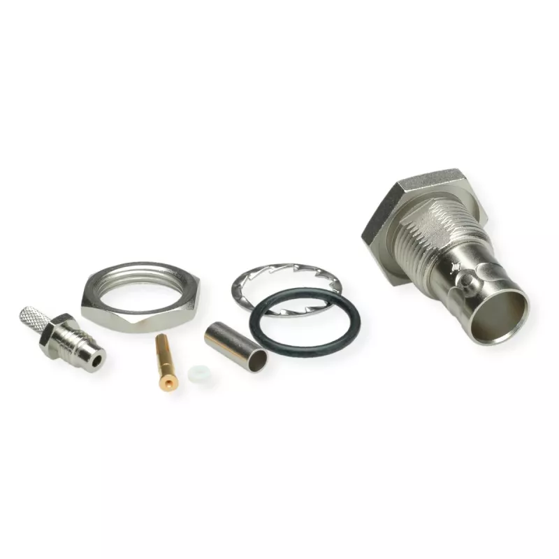 Telegärtner BNC zásuvka na zabudovanie crimp konektor 75 Ohm pre RG-179 B/U, G04