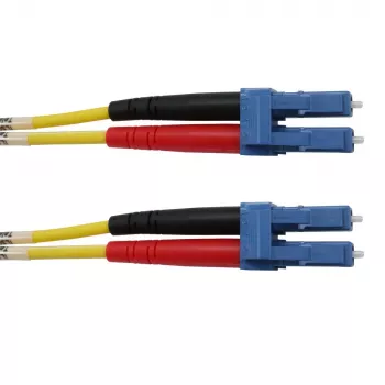 TELEGÄRTNER LC na LC Single-Mode OS2 duplexný patch kábel, 5 m, žltý
