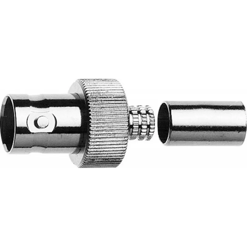Telegärtner BNC káblová zásuvka crimp G30 50 Ohm pre LMR-240, balenie 5 ks J01001A0073