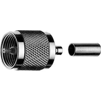 TELEGÄRTNER UHF konektor samec krimpovací pre RG 214/U, balenie 5 ks (J01040A0010)