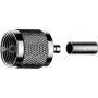 TELEGÄRTNER UHF konektor samec krimpovací pre RG 214/U, balenie 5 ks (J01040A0010)