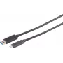 S CONN MAXIMUM CONNECTIVITY 30-39505 aktívny optický USB-A na USB-C kábel, 50m, 10Gbps, čierna