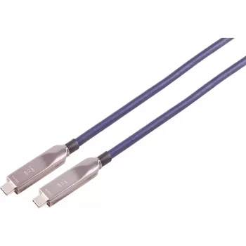 S CONN MAXIMUM CONNECTIVITY USB-C hybridný kábel 3.2 Gen 2 8K 10G 60W TPU 12,5m čierna 30-44211