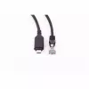 SHIVERPEAKS USB-C na RJ45 gigabit ethernet adaptérový kábel, hliník, čierna, 1m (BS14-51025)