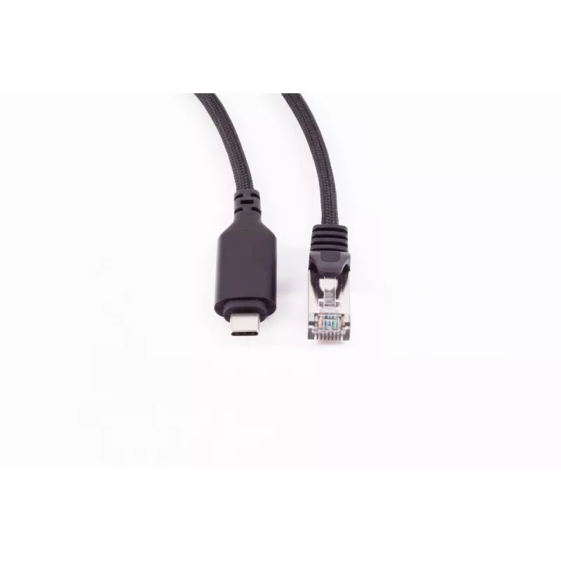 SHIVERPEAKS USB-C na RJ45 gigabit ethernet adaptérový kábel, hliník, čierna, 1m (BS14-51025)
