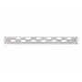 TELEGÄRTNER H02025A0356 1U 19-palcový rack predný kryt, sivá RAL 7035