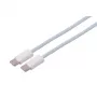 S CONN MAXIMUM CONNECTIVITY USB-C nabíjací kábel, 2.0, 240W, modrá, textil, 1,5m (14-22151)