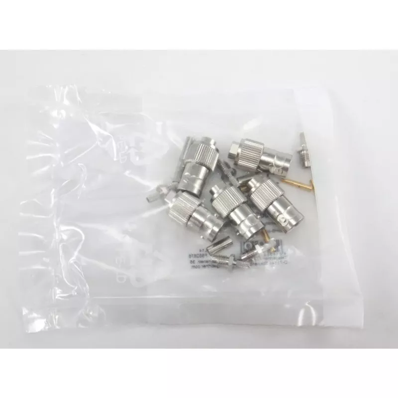 Telegärtner BNC káblový konektor samica crimp G04 75 Ohm pre RG-179B/U, balenie 5 ks J01003B0021