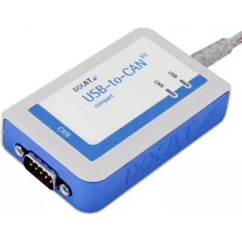 IXXAT USB-to-CAN V2 compact rozhranie, galvanicky oddelené, 1x CAN/CAN FD, USB 2.0, D-Sub 9 1.01.0281.12001