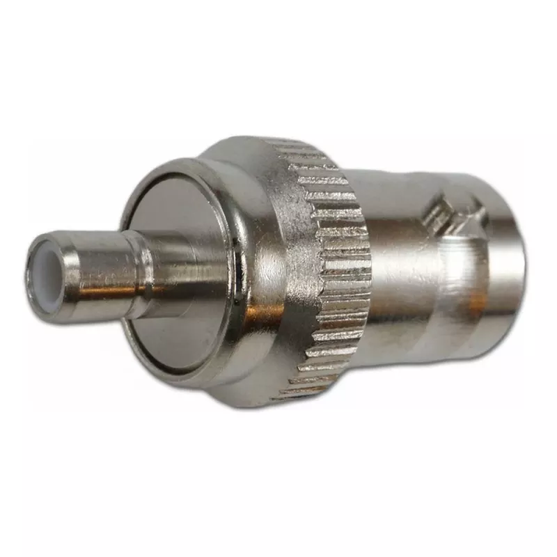 Telegärtner koaxiálny adaptér BNC konektor samica na SMB konektor samec, 50 Ohm, rovný J01008F0033