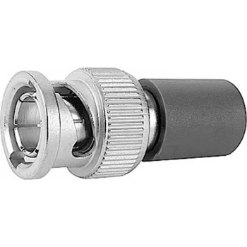 Telegärtner BNC 75 Ohm zakončovací odpor, konektor samec, 1 W, DC-1 GHz, poniklovaná mosadz, J01006A0001