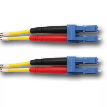 TELEGÄRTNER LC na LC Single-Mode OS2 duplex optický patch kábel, 2 m, žltá L00871A0003