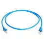 TELEGÄRTNER Cat.6A S/FTP patch kábel, 1,5 m, modrý, LSZH, RJ45, 500 MHz L00001A0288
