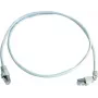 Telegärtner Cat.7 holý kábel MP8 FS 600 LSZH 2,0m, 1x90-stupňový sieťový kábel biely 2 m L00001A0164