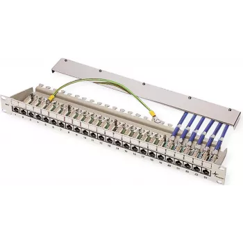 TELEGÄRTNER MPP16-HS 16-portový modulárny patch panel, 1U, svetlosivá RAL 7035 J02022A0050