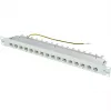 TELEGÄRTNER MPP16-HS 16-portový modulárny patch panel, 1U, svetlosivý RAL 7035 J02022A0050