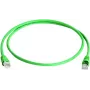 Telegärtner Cat.5e UTP LSZH patch kábel, RJ45, zelený, 0,5 m