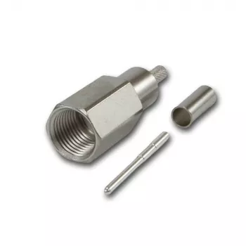 Telegärtner FME káblový konektor samec crimp G07 crimp/crimp, Low Cost, 15 dB / 2 GHz, B2725, G07 (RG-316/U) - 5 kusov J01700A0010