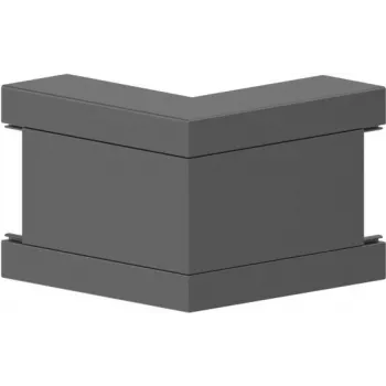 GGK BR 60x130/80-AE vonkajší roh 60x130/80 RAL 9005 PVC (12793)