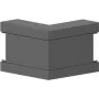 GGK BR 60x130/80-AE vonkajší roh 60x130/80 RAL 9005 PVC (12793)