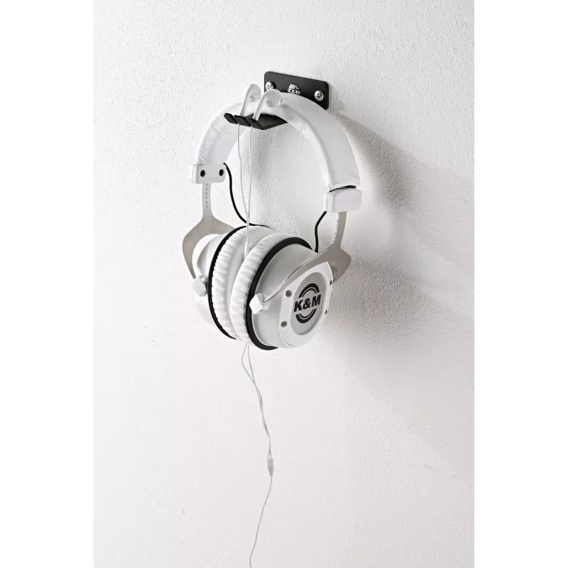 König & Meyer KM-16311 držiak slúchadiel pre In-Ear, On-Ear a Over-Ear slúchadlá, čierny