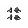 König & Meyer 19708-000-55 magnetický držiak na tablet, tlmiaci hluk, balenie 4 ks, čierny