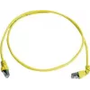 Telegärtner 100008675 CAT 6a S/FTP patch kábel, RJ45, 5 m, žltý, LSZH