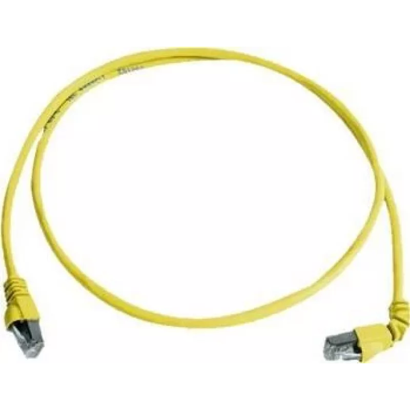 Telegärtner 100008675 CAT 6a S/FTP patch kábel, RJ45, 5 m, žltý, LSZH