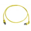 Telegärtner 100008675 CAT 6a S/FTP patch kábel, RJ45, 5 m, žltý, LSZH