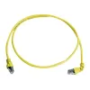 Telegärtner 100008675 CAT 6a S/FTP patch kábel, RJ45, 5 m, žltý, LSZH