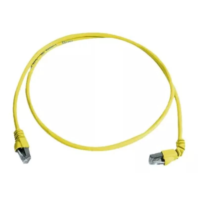 Telegärtner 100008675 CAT 6a S/FTP patch kábel, RJ45, 5 m, žltý, LSZH