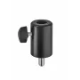 König & Meyer 66370-000-55 mini TV adaptér so závitom M10 vonkajší, čierny