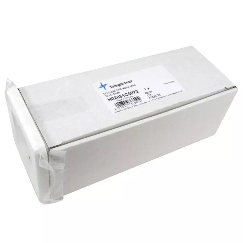 Telegärtner OAD výstupný modul so 4 x duplex LC, alpská biely (H02051C0072)