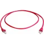 Telegärtner MP8 FS 600 Cat.7 S/FTP patch kábel, RJ45 konektor samec na RJ45 konektor samec, 50 m, červený