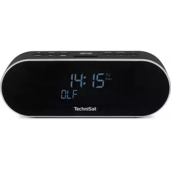 TechniSat DigitRadio 53 BT DAB+/UKW rádiobudík s Bluetooth a USB nabíjacou funkciou, čierny