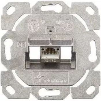 TELEGÄRTNER AMJ-S Cat.6A tienený RJ45 pripojovací modul s krytom, čistobiela J00020A0514